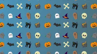 Tapeta Halloween bederní design HD