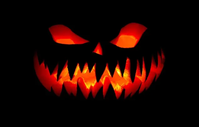 halloween: pumpkin devil smile nedlasting