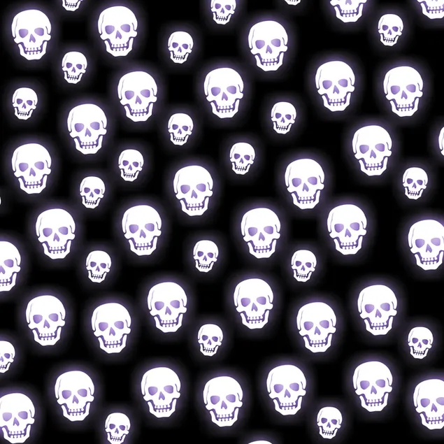 Halloween skelet spookpatroon download
