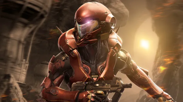 Halo 5 - Guardians-spel (Vale) 4K bakgrund