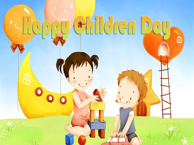 Šťastný den dětí stáhnout