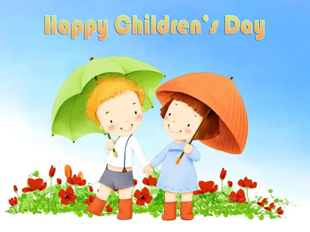 Šťastný Den dětí Sladké děti stáhnout