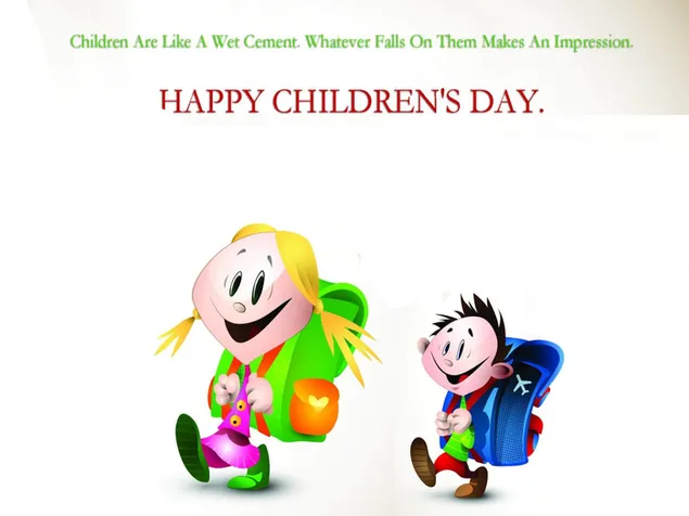 Happy Children's Day  2K wallpaper