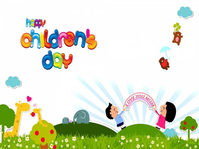 Šťastný den dětí přání pozdravy stáhnout