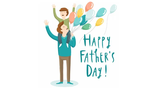 Selamat Hari Ayah - Ayah & Anak HD wallpaper