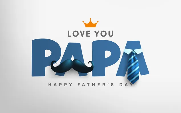Alles Gute zum Vatertag "Ich liebe dich" HD Hintergrundbild