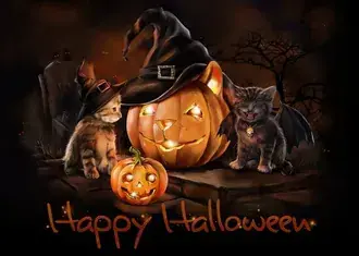 Tapeta šťastný halloween 3 2K