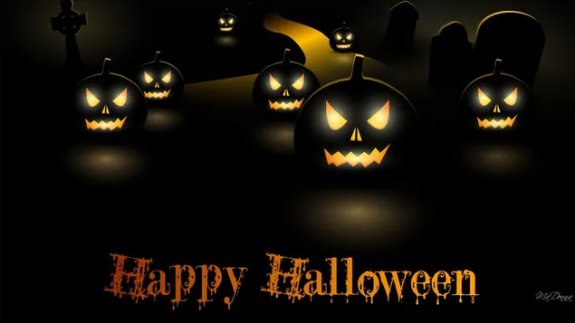 Glædelig Halloween: Mørke græskar download