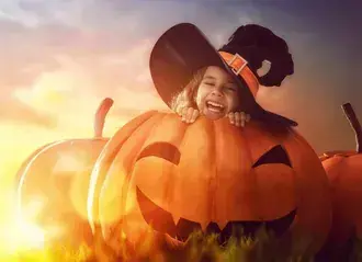 Selamat halloween anak-anak yang bahagia! 4K wallpaper
