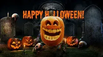 Halloween fericit! Dovlecei HD imagine de fundal