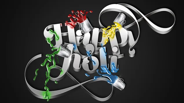 Срећан Холи фестивал HD позадина