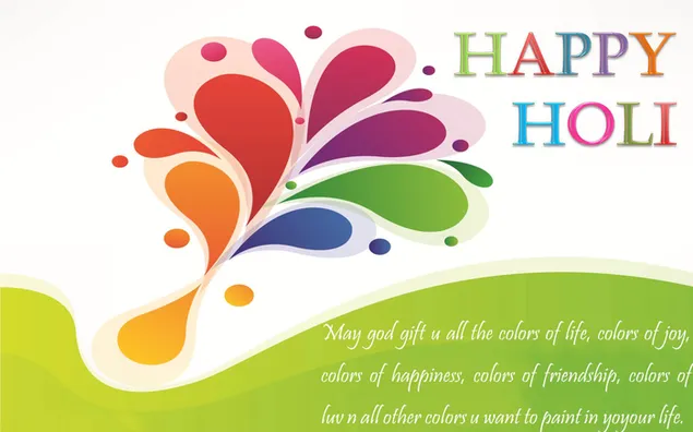Happy Holi: Moge je alle kleuren van het leven schenken download