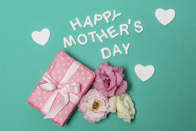 Happy Mother's Day Note and Gift Pink Box