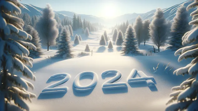 muat turun selamat tahun baru 2024 alam bersalji