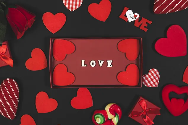 schonen valentinstag mit rosen und geschenken herunterladen