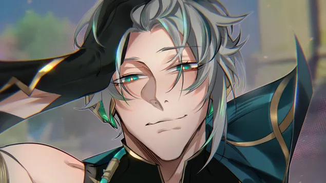 Haravatat of Sumero Akademiya 'Alhaitham' - Genshin Impact (Anime Video Game) 4K wallpaper