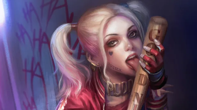 Harley Quinn lek bofbalkolf aflaai