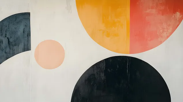 L'harmonie dans l'abstrait : la fusion du minimalisme et du design 8K fond d'écran