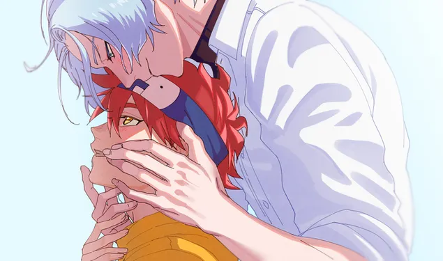 Hasegawa Langa & Reki Kyan - SK8 The Infinity 10 2K kertas dinding