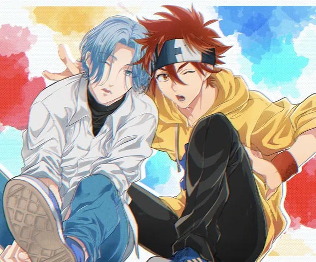 Hasegawa Langa & Reki Kyan - SK8 The Infinity 2 HD kertas dinding