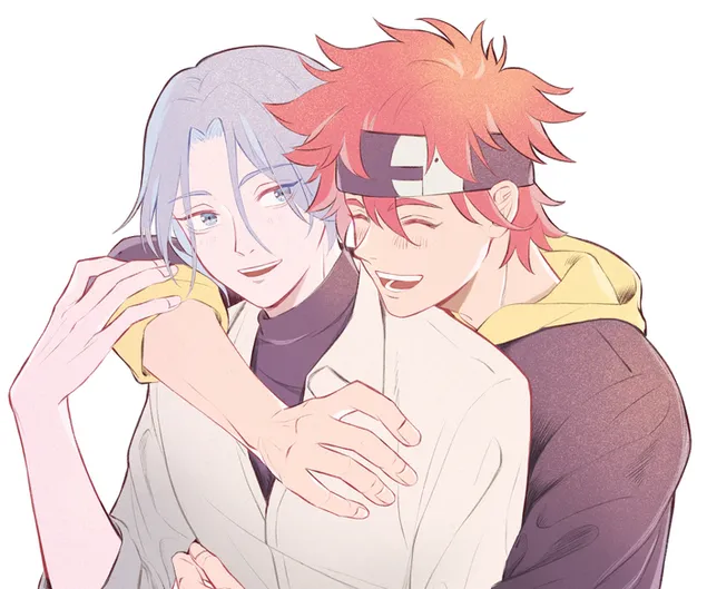 Hasegawa Langa & Reki Kyan - SK8 The Infinity 3 2K kertas dinding