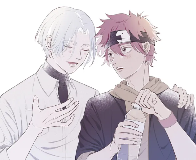 Hasegawa Langa & Reki Kyan - SK8 The Infinity 4 2K kertas dinding