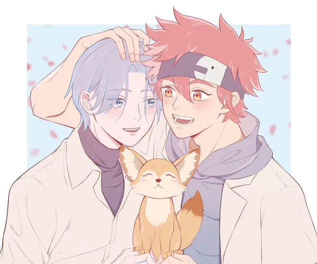 Hasegawa Langa & Reki Kyan - SK8 The Infinity 6 2K kertas dinding