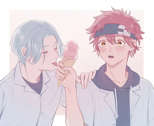 Hasegawa Langa & Reki Kyan - SK8 The Infinity 7 HD kertas dinding