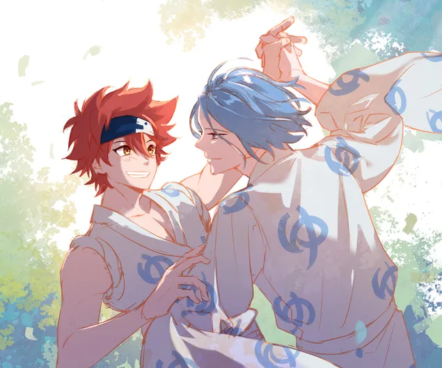 Hasegawa Langa & Reki Kyan - SK8 The Infinity 9 HD kertas dinding