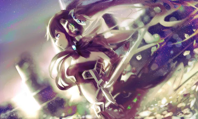 هاتسونه میکو هنری کاغذدیواری  2K