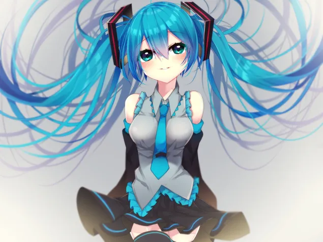 Hatsune Miku Singer 2K bakgrunn