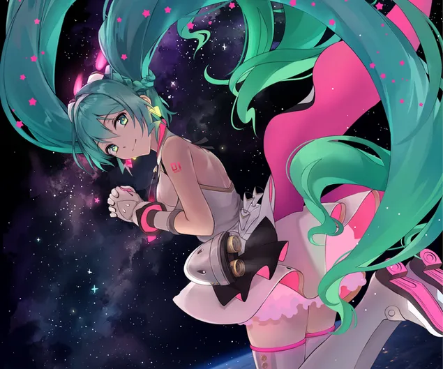 Hatsune Miku (Vocaloid) 2K papel de parede
