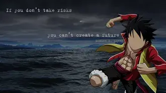 HD petikan risiko Luffy HD kertas dinding