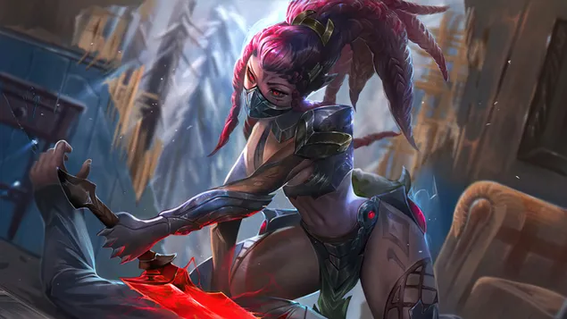 獵頭“阿卡麗” - 英雄聯盟 (LOL) 4K 壁紙