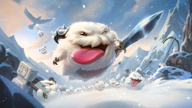 Шпалери Heart of the Fluft 'Poro' (Legends of Runeterra) - League of Legends (LOL) 4K