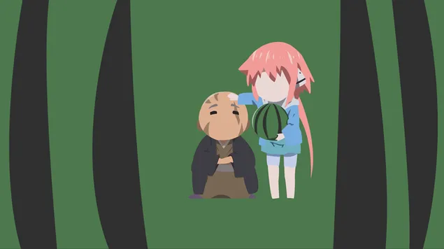 Heaven's Lost Property - Chibi Melon (Minimalist) 2K wallpaper