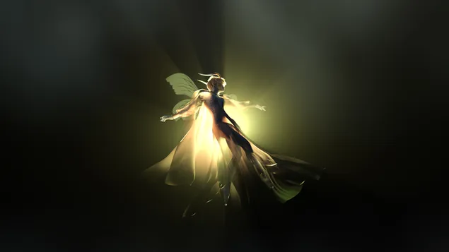 heavenly lady angel volant avec grace et elegance illuminee par une lumiere radieuse telechargement