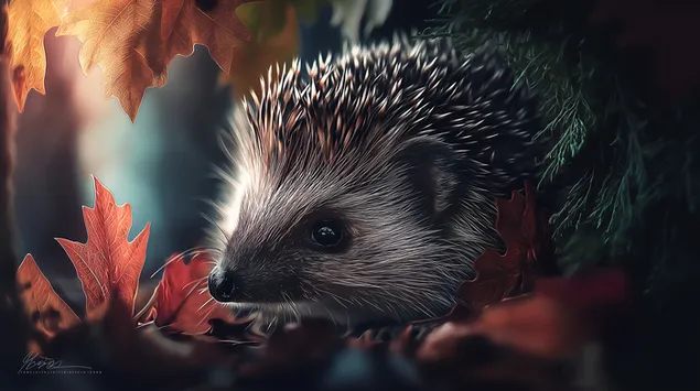 skantzokhoiros pou kruphokoitazei mesa apo ena smenos phthinoporinon phullon kai kladion lepse