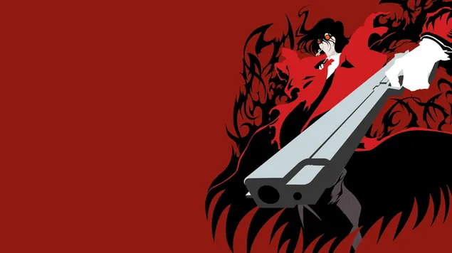 Hellsing - Alucard (Minimalist) 2K kertas dinding