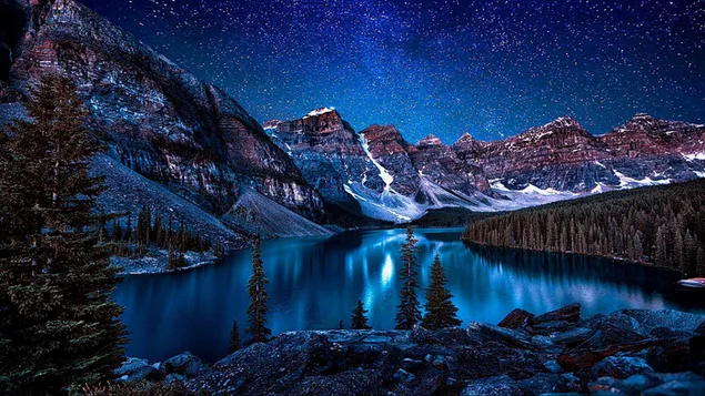 Herbert Lake Banff Nationalpark Kanada HD Hintergrundbild