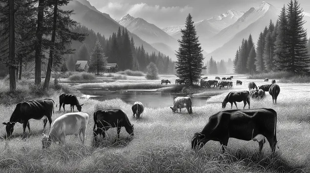 kope bagetish prane nje perroi ne nje lugine malore shkarkim