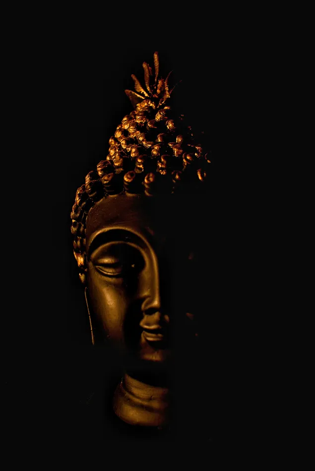 Hermosa estatua de Buda