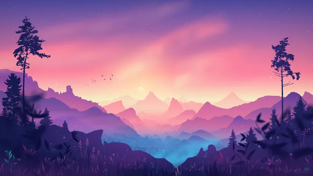 Hermosa naturaleza de montaña descargar