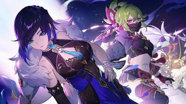 Hero Characters - Genshin Impact（動漫電子遊戲） 4K 壁紙