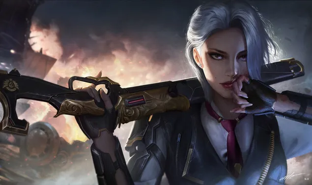 ฮีโร่แห่ง Overwatch ASHE HD วอลเปเปอร์