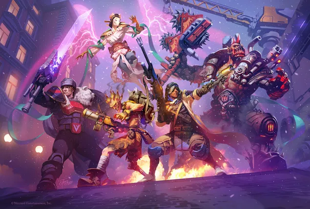 Ταπετσαρία Παιχνίδι Heroes of the Storm - Heroes Team 2K