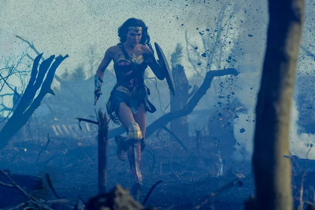 heroic scene of wonder women stiahnut