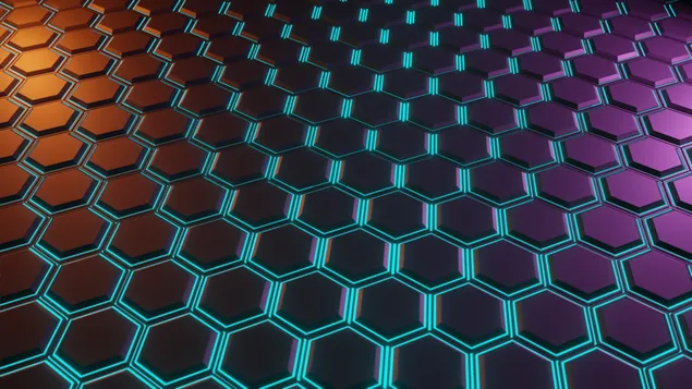 Hexagon and Pattern download