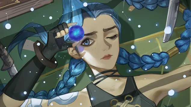 海克斯科技宝石“厄运”（奥术 Netflix 系列）| 英雄联盟 (LOL) 4K 壁纸