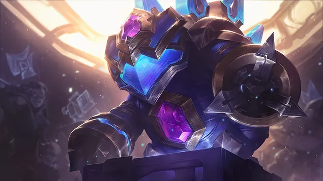 Hextech 'Rammus' Splash Art - League of Legends (LOL) 4K achtergrond